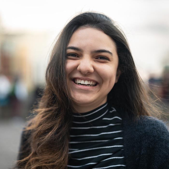 smiling young woman