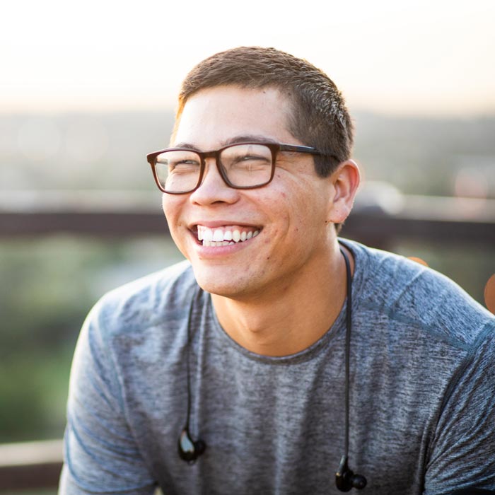 smiling young man