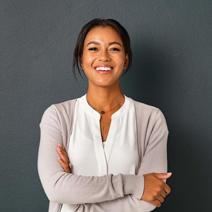 smiling woman